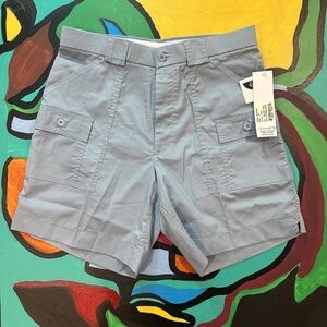 NWT Sportif Comfort Stretch Men's Light Blue Cargo Shorts